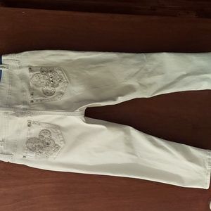 ND Weekens White Jean Capri